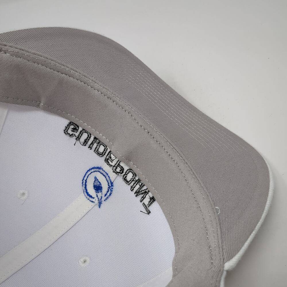 Guidepoint Security Strapback Baseball Cap White … - image 8